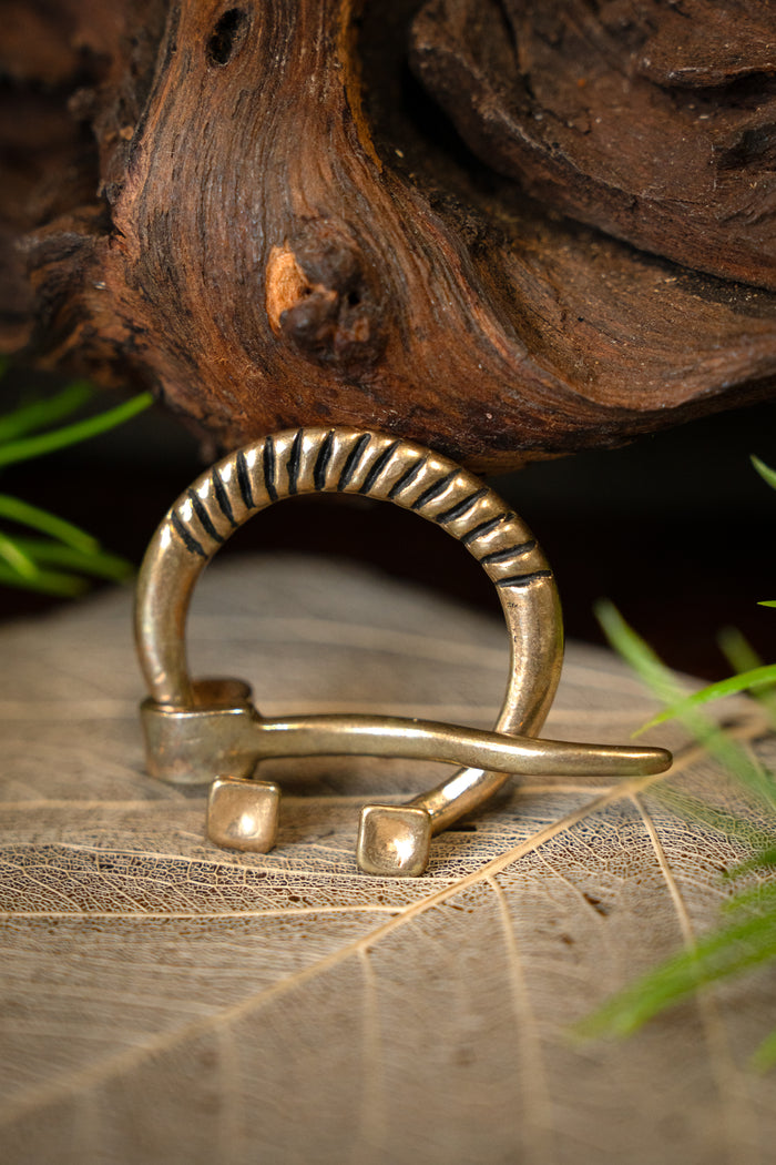 Rusvik horseshoe fibula, bronze