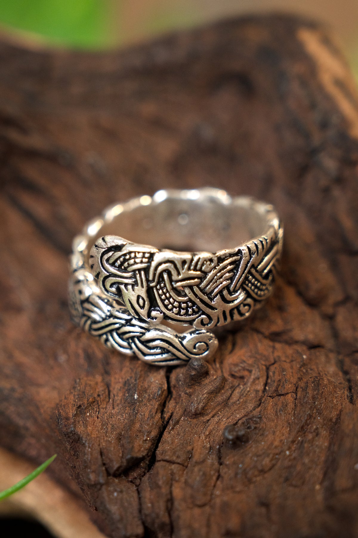 Viking Ring Isle of Man, silvered bronze