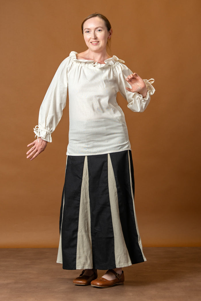 Pirate blouse Reid, white