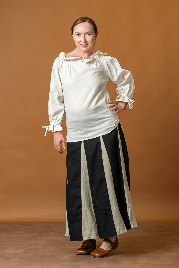 Pirate blouse Reid, white