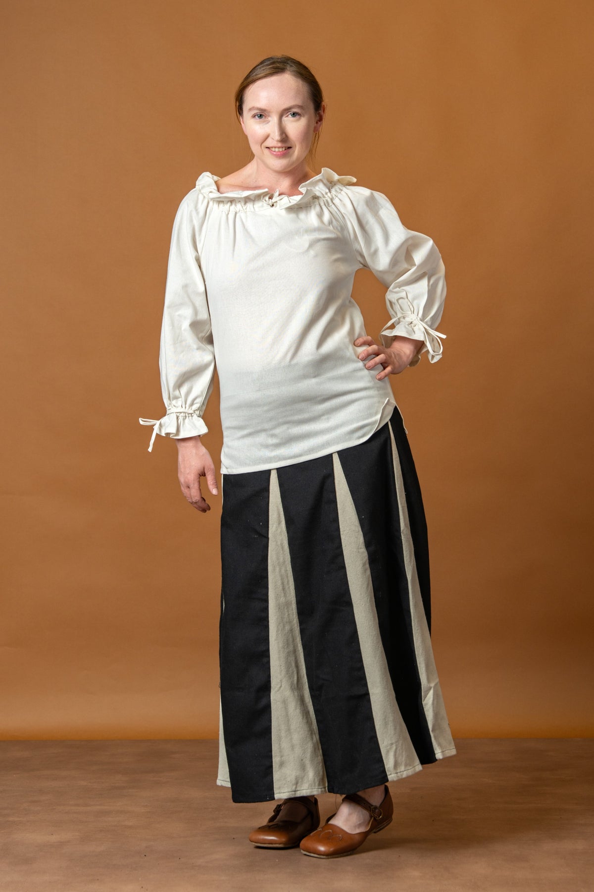 Pirate blouse Reid, white