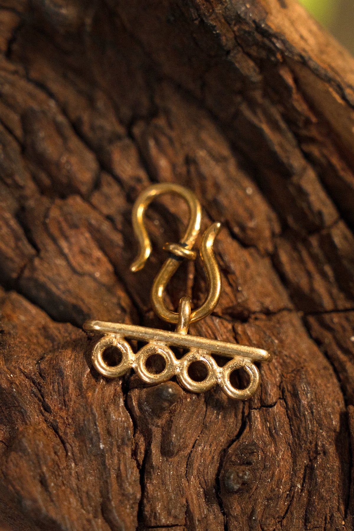 Viking jewellery divider, bronze