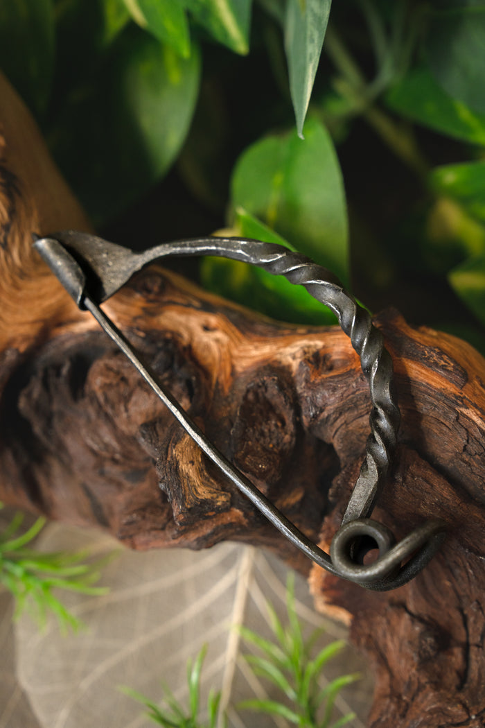 La Tène bow fibula, steel