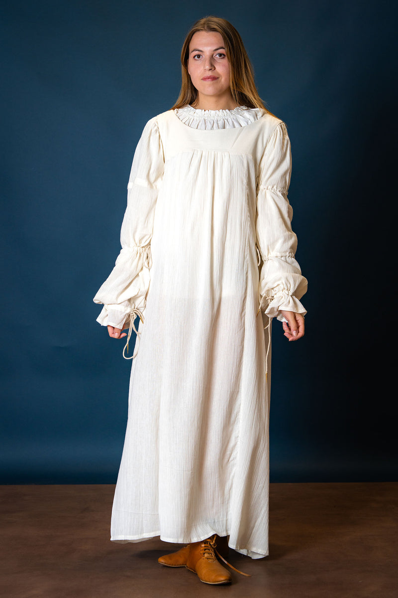 Camisa renacentista Lucretia, natural