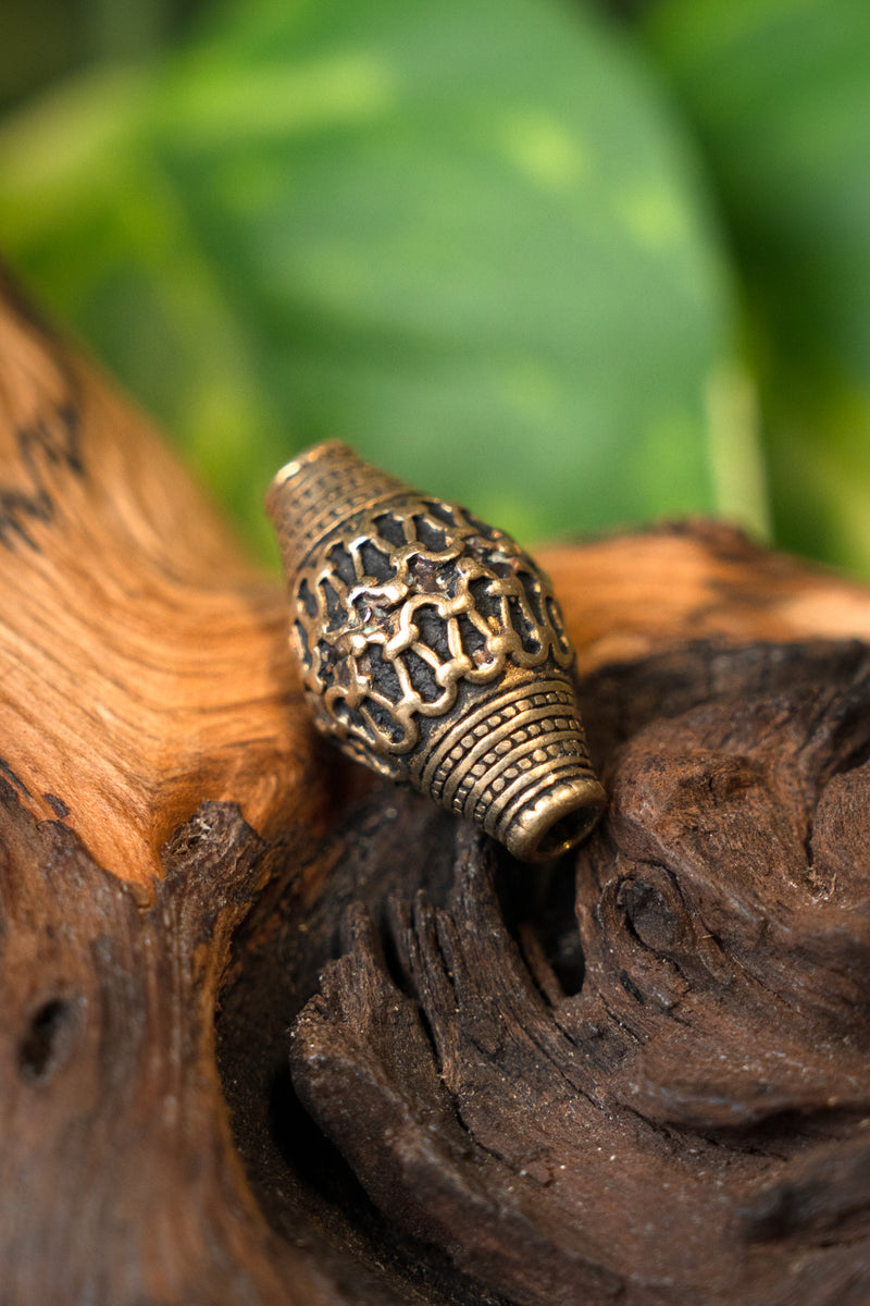 Viking bead Sweden, bronze