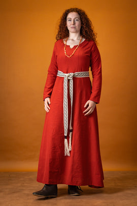 Viking dress Lina, red