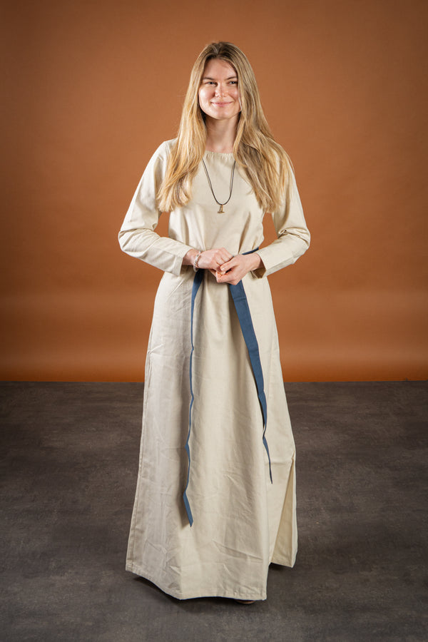 Medieval dress Freya, natural