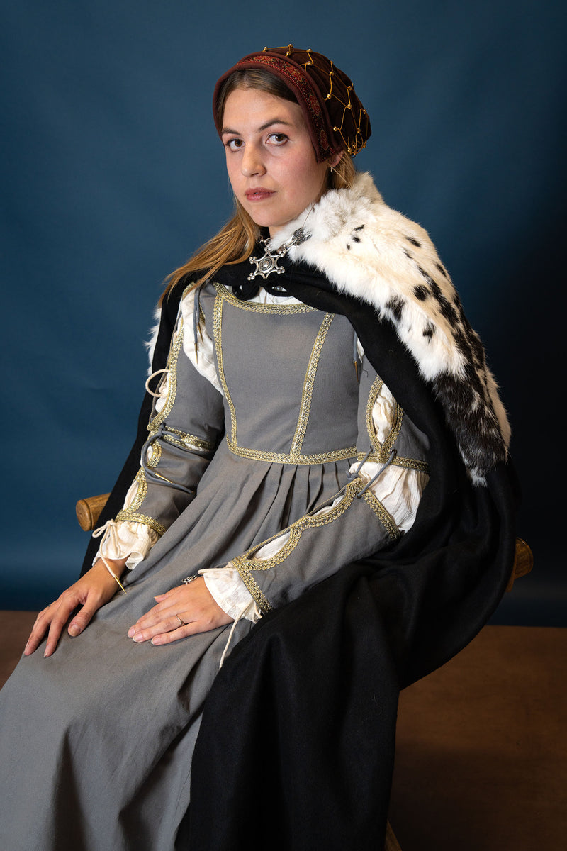 Pelshals Lagertha, creme