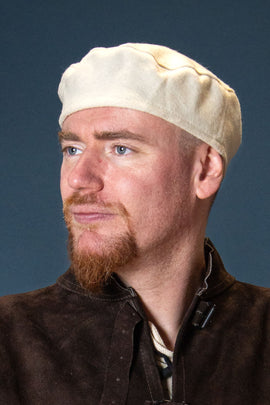 Cappellino Hugo, naturale, misto lana