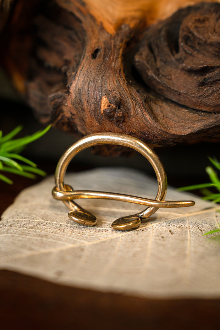 Viking Small Horseshoe Fibula Birka, bronze