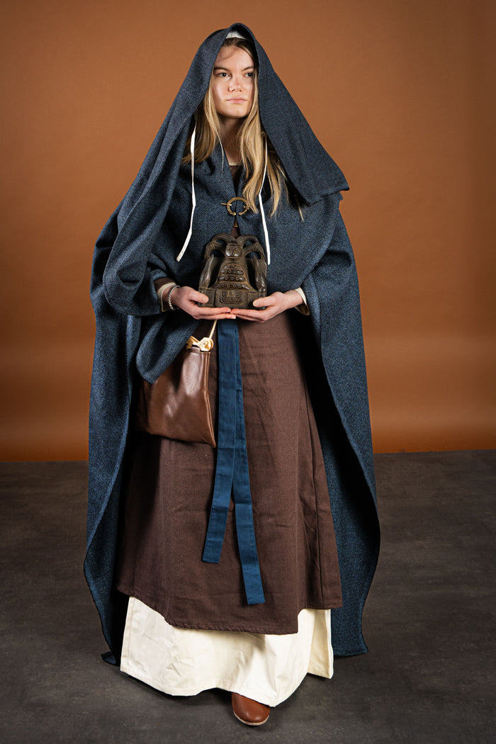 Viking dress Lenora, brown