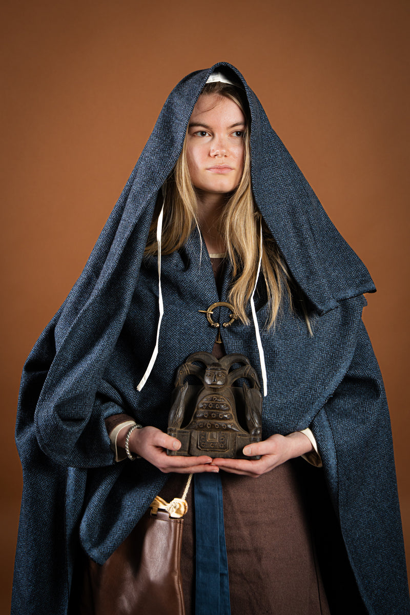 Abito Marita, cotone, marrone