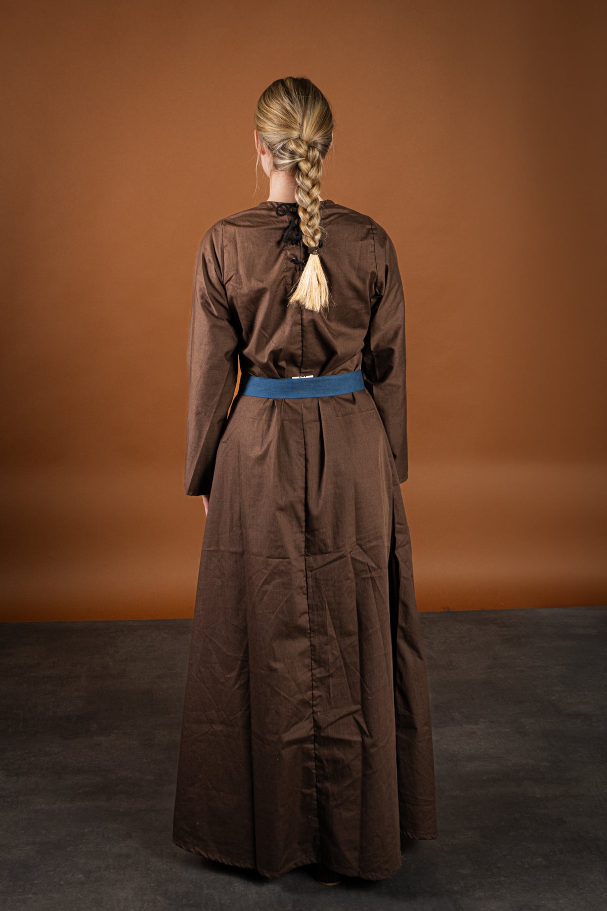 Viking dress Lenora, brown