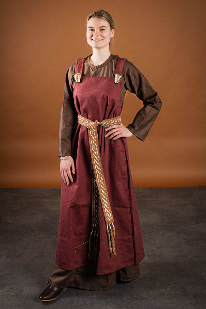 Viking dress Lenora, brown