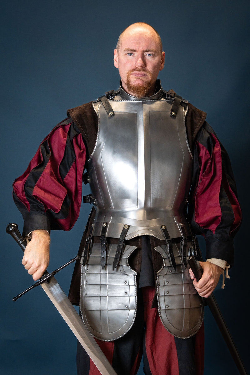 Chaleco de cuero Orthello, siglos XVI–XVII, marrón