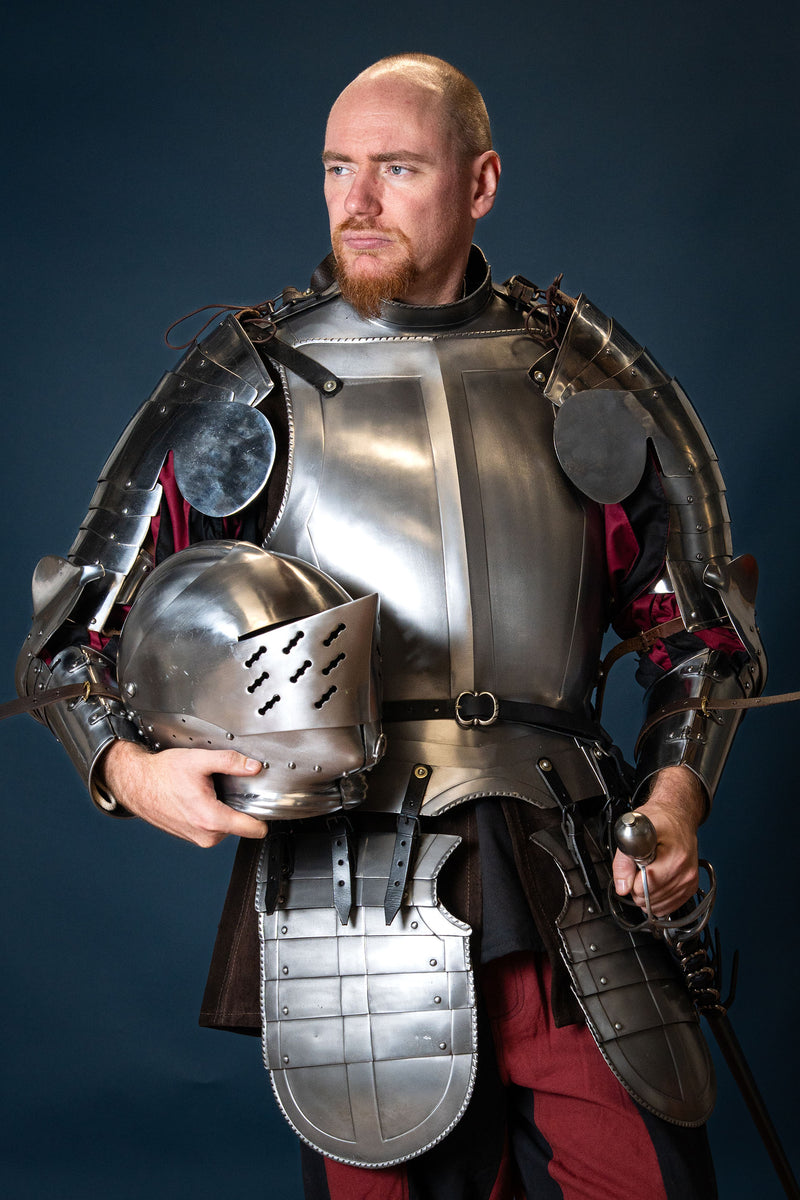 Tysk armet-hjelm fra 1500-tallet, 1–1,2 mm