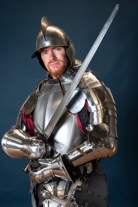 Vambraces 1390–1450 'S18', arm armour, 1.6 mm