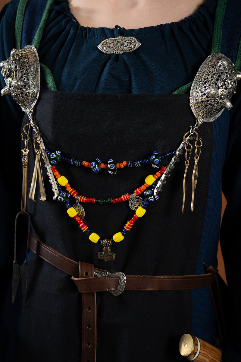 Birka smykkefordeler, forsølvet bronze