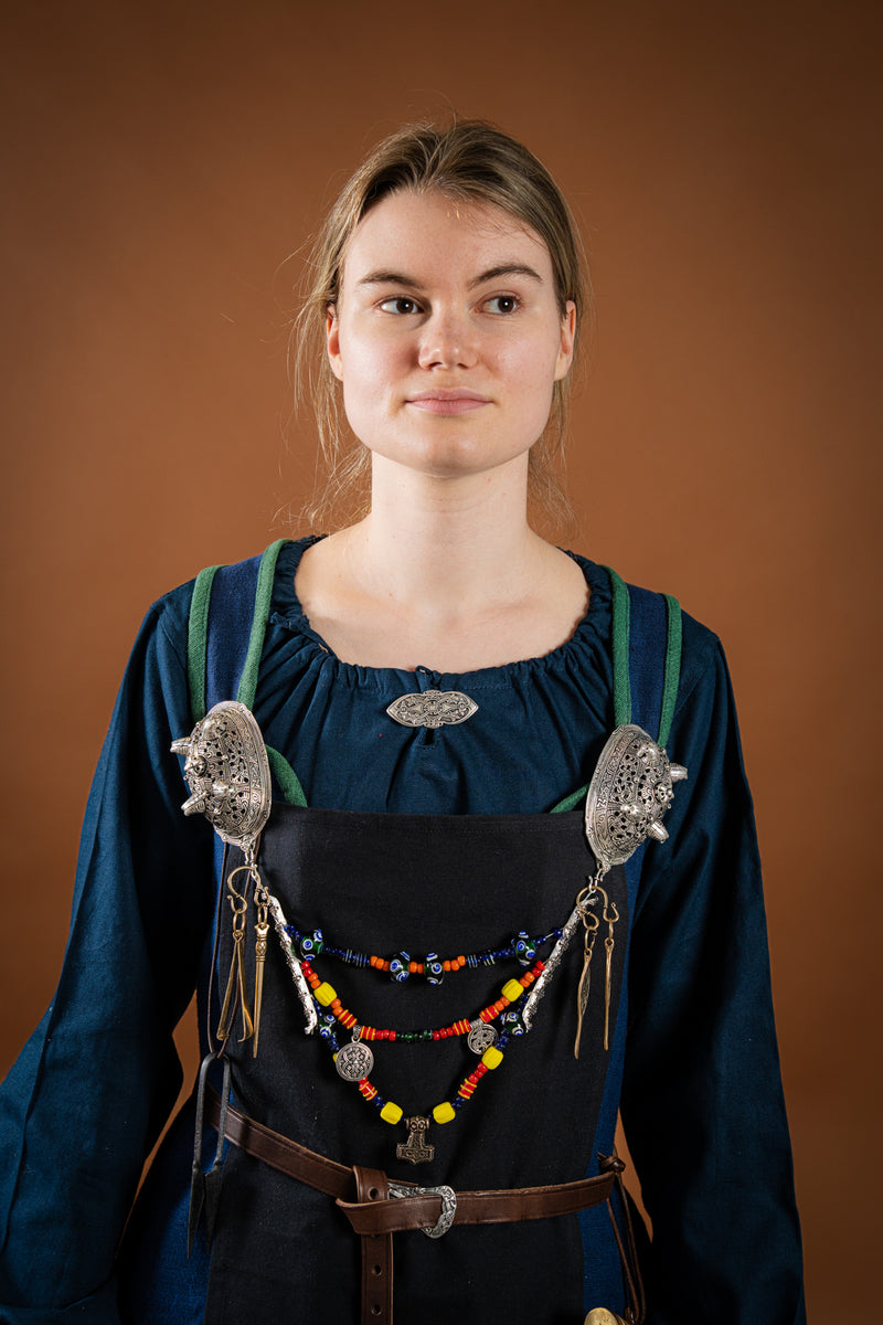 Wikińska brosza tarczowa Birka, grób 860, posrebrzana (cena za sztukę)