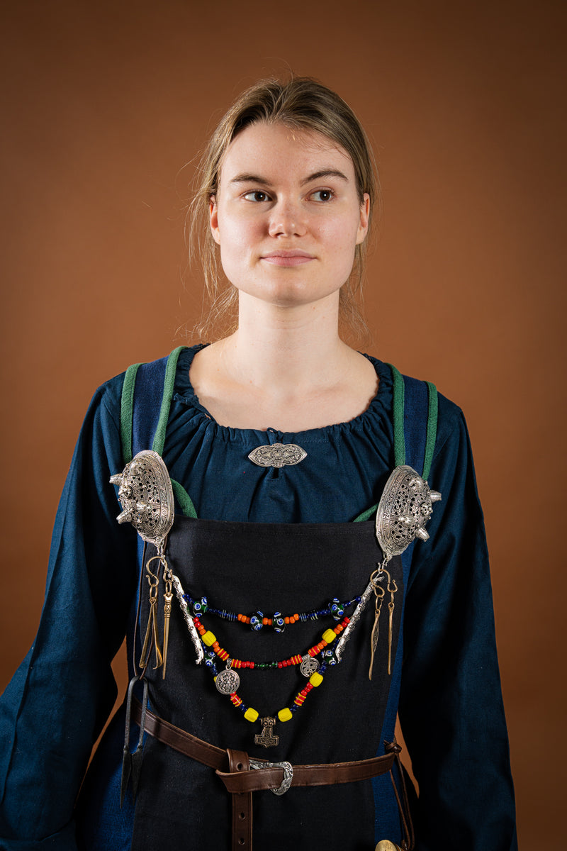 Birka smykkefordeler, forsølvet bronze