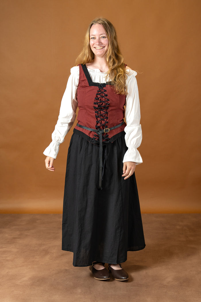 Ursula's body, cotton, bordeaux red