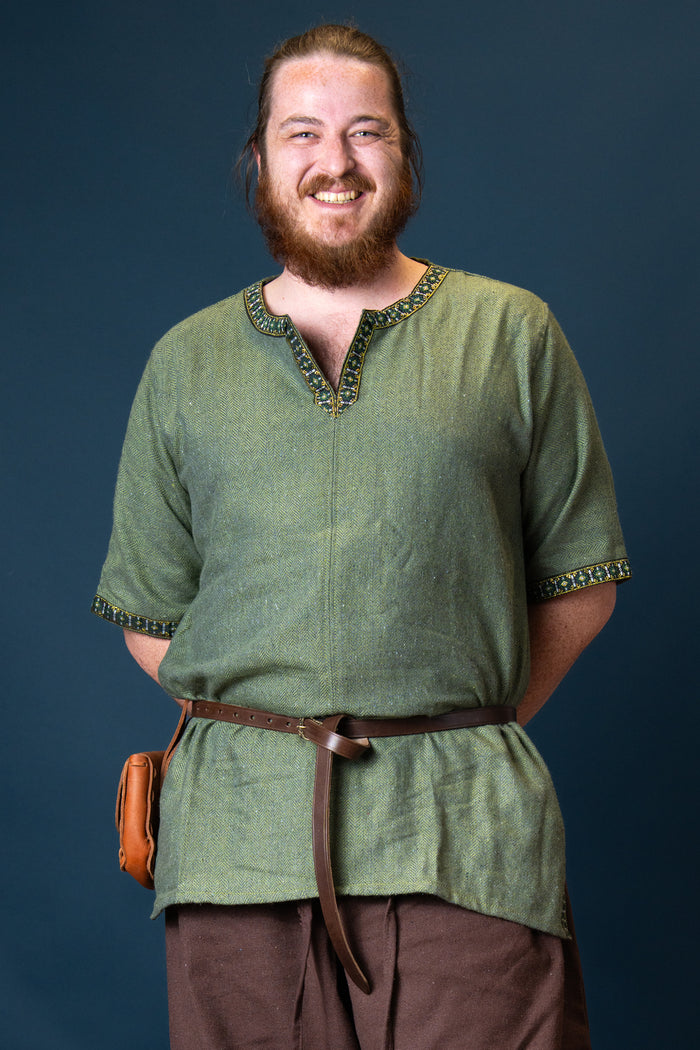 9th century Viking belt, 165 cm, brown