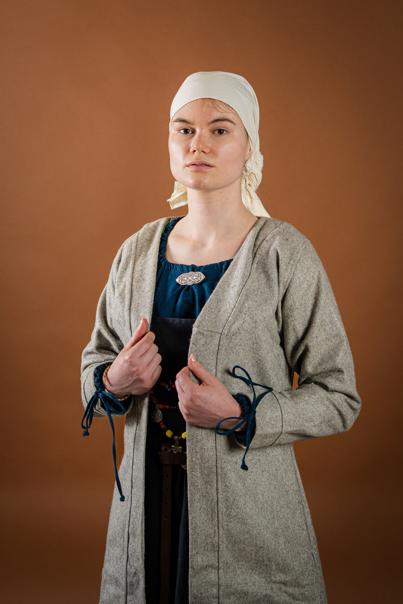 Capa de Birka Aslaug, mezcla de lana, gris