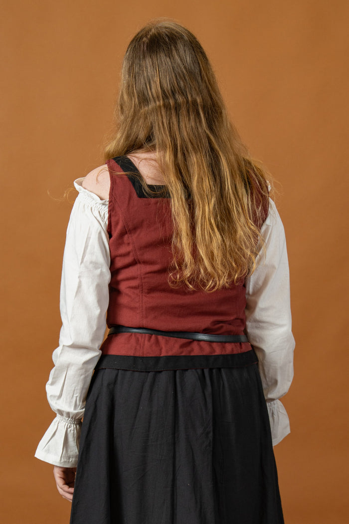 Ursula's body, cotton, bordeaux red