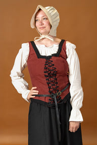 Ursula's body, cotton, bordeaux red