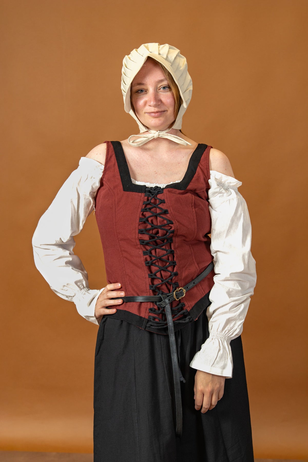 Ursula's body, cotton, bordeaux red
