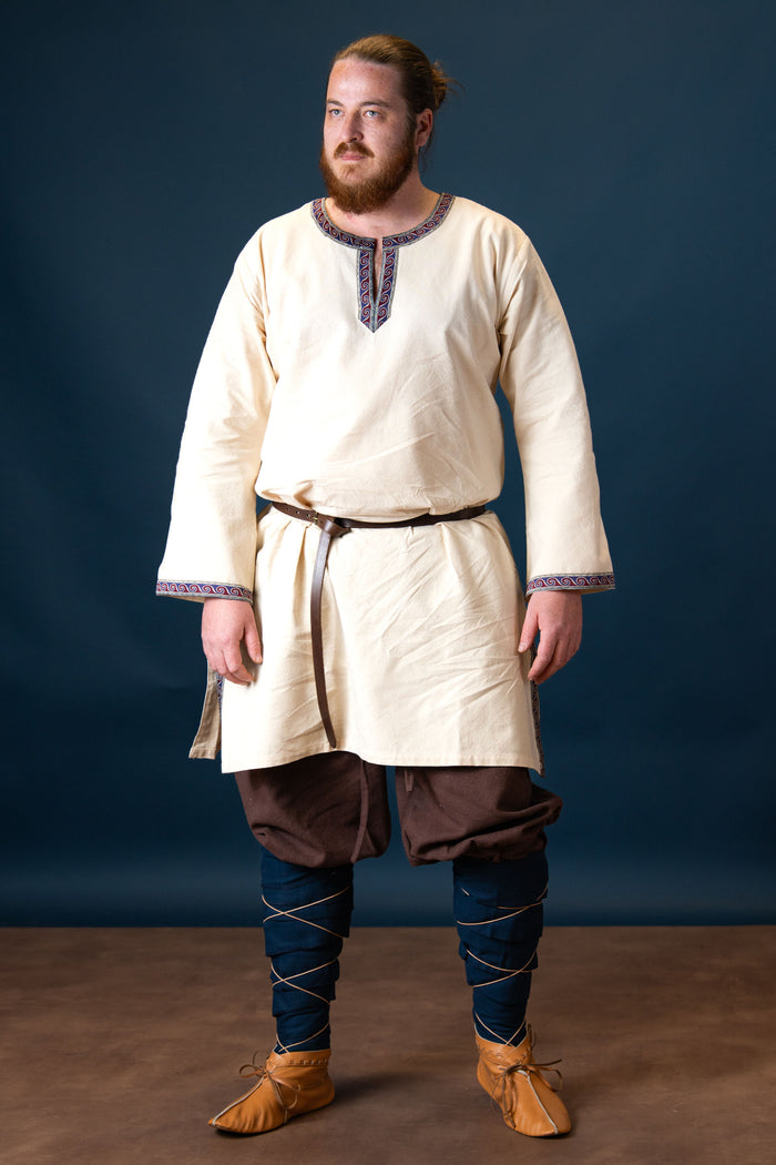 Germanic Thorsberg tunic Wulfhard, cream