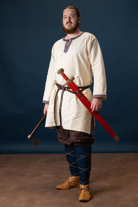 Germanic Thorsberg tunic Wulfhard, cream
