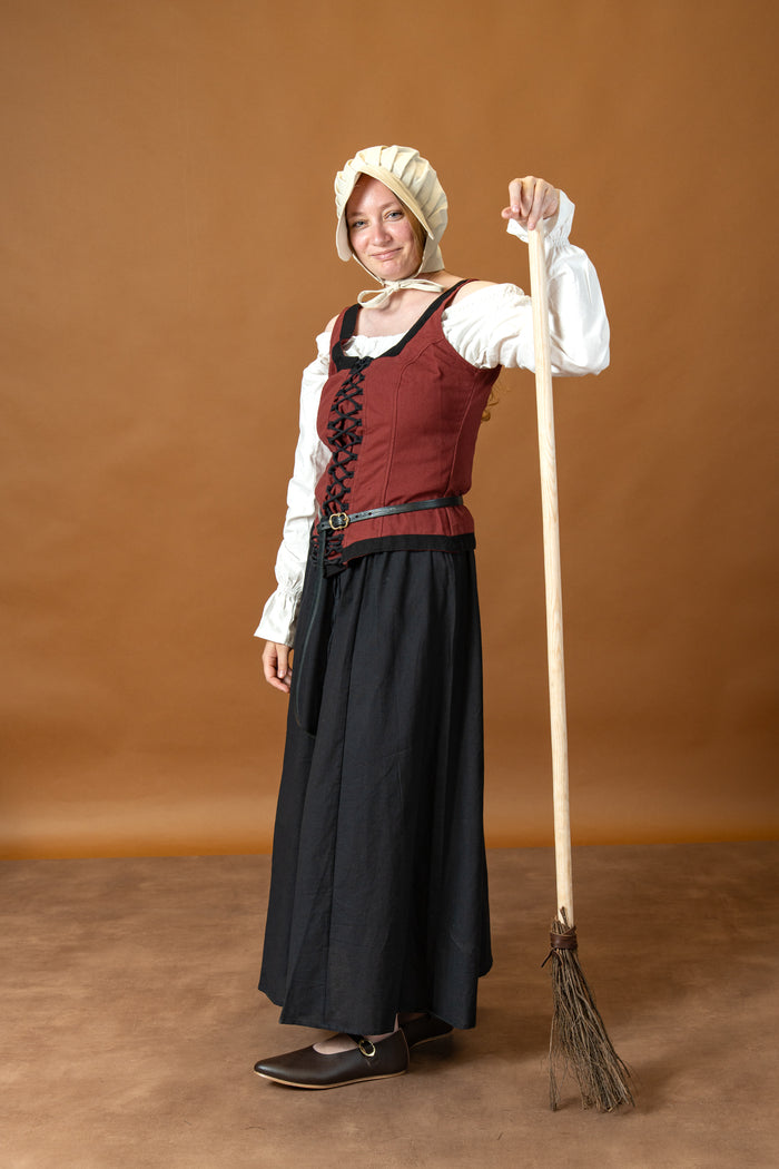 Ursula's body, cotton, bordeaux red