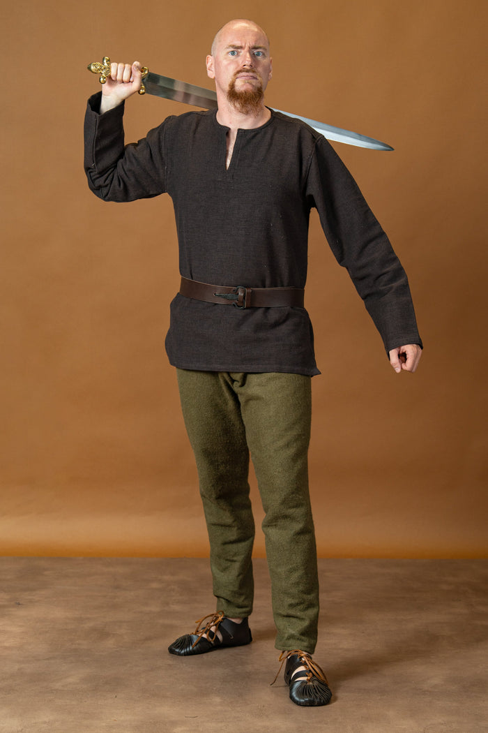 Viking tunic Hans, brown