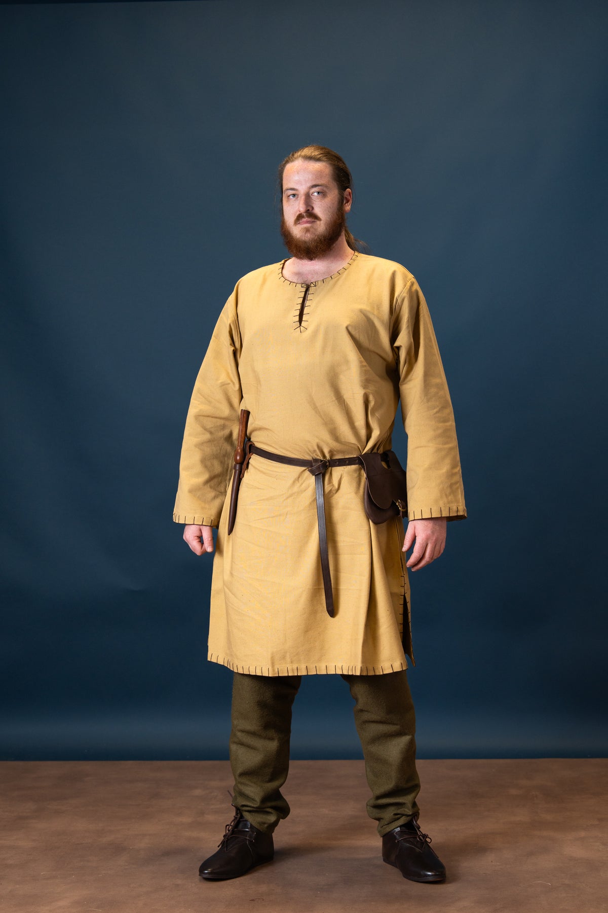 Germanic Thorsberg tunic Harja, honey brown