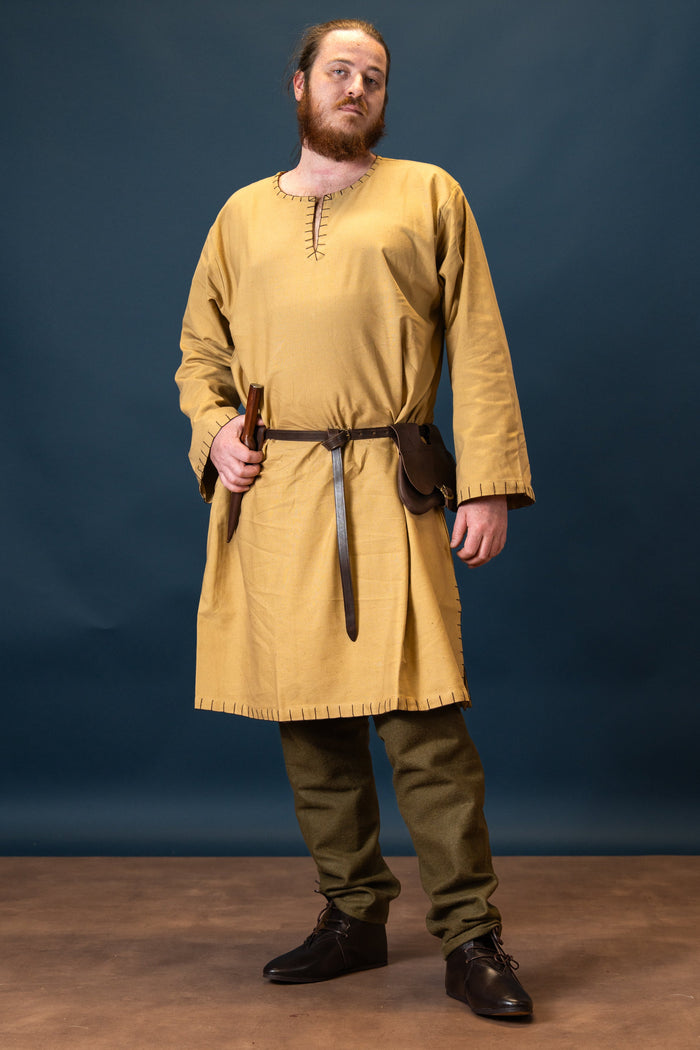 Germanic Thorsberg tunic Harja, honey brown