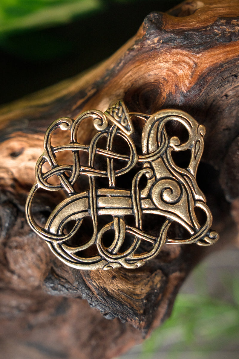 Gioiello vichingo Lindholm Høje, bronzo