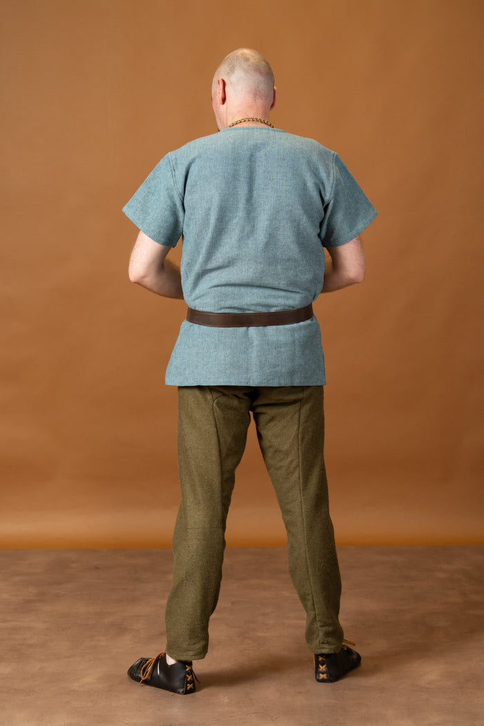 Short Viking tunic Edmund, blue