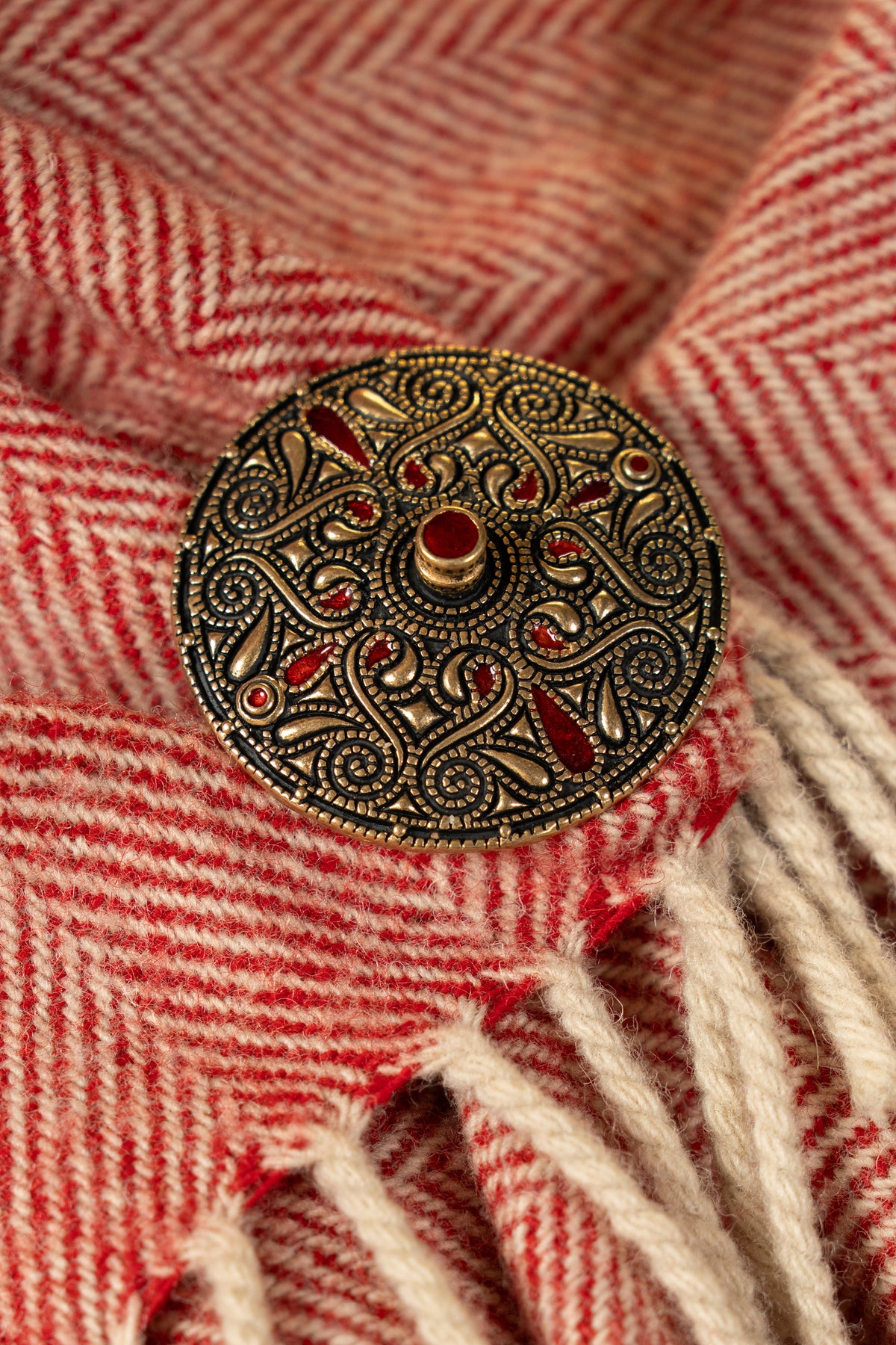 Celtic brooch Auvers Sur Oise, bronze