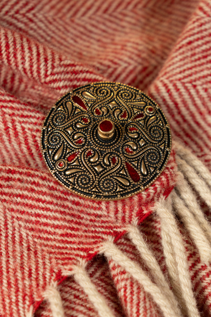 Celtic brooch Auvers Sur Oise, bronze