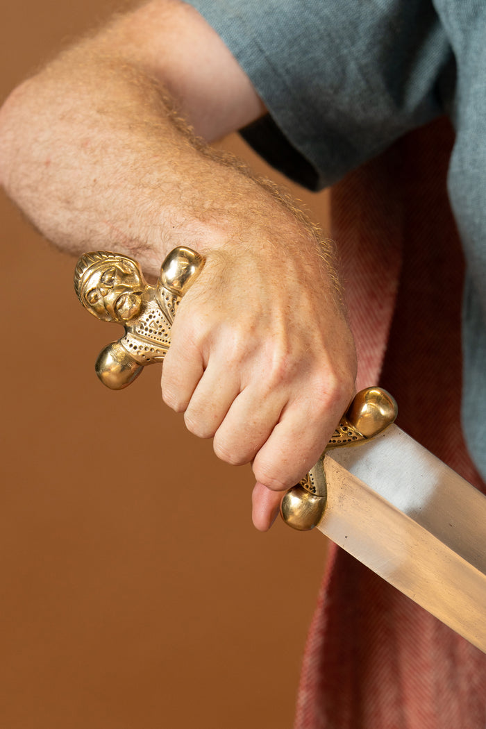 Celtic anthropomorphic sword, semi-sharp