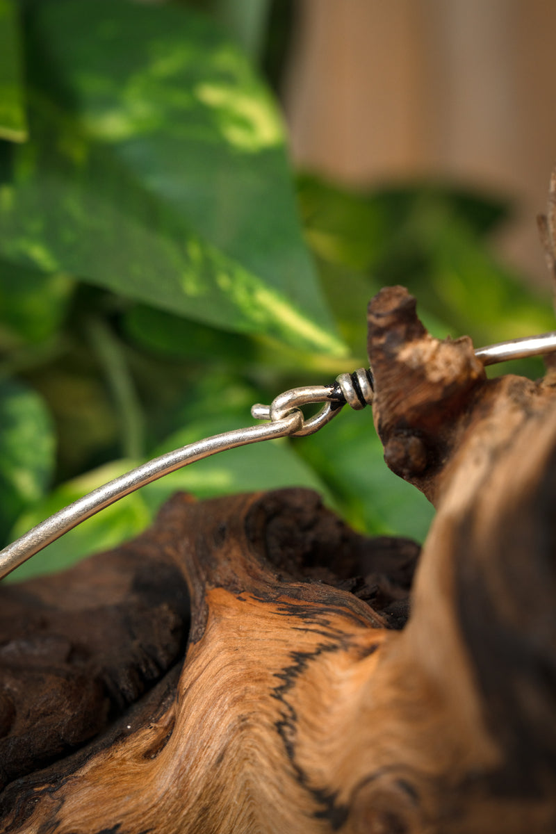 Wikiński torque Huscarl, posrebrzany brąz