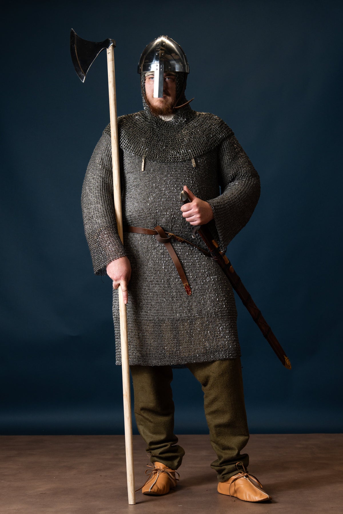 Late Norman spangenhelm, 1.6 mm