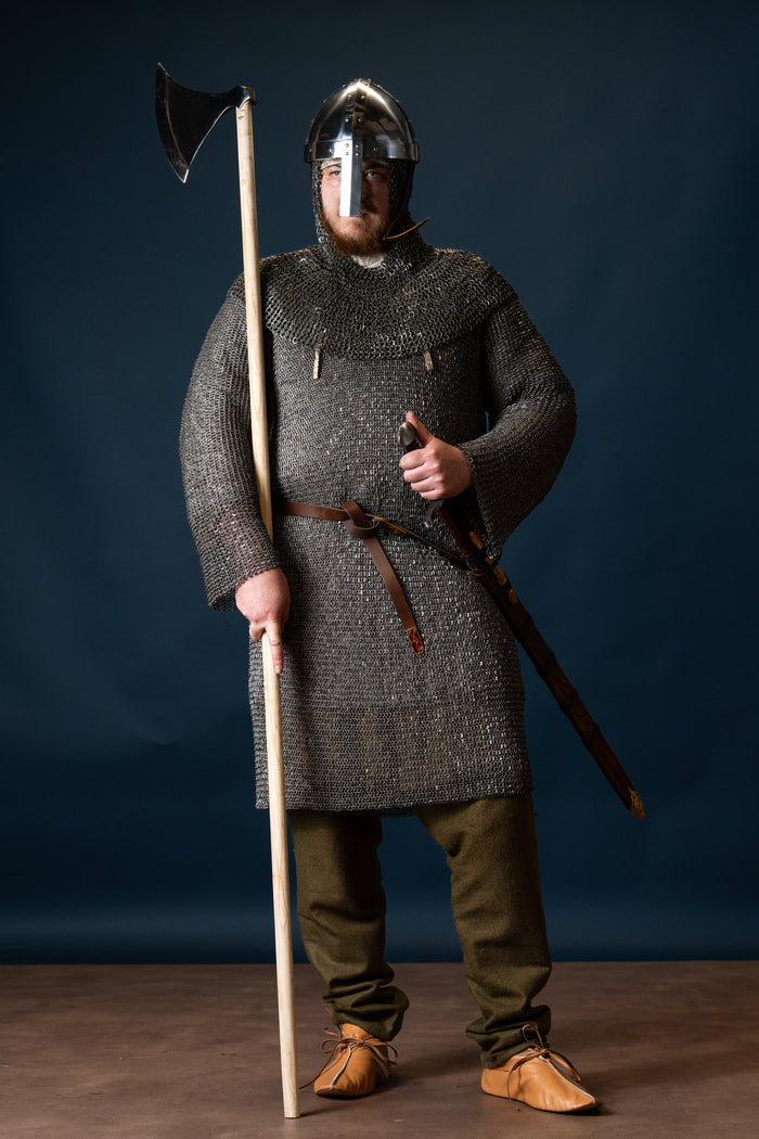 Late Norman spangenhelm, 1.6 mm