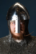 Late Norman spangenhelm, 1.6 mm