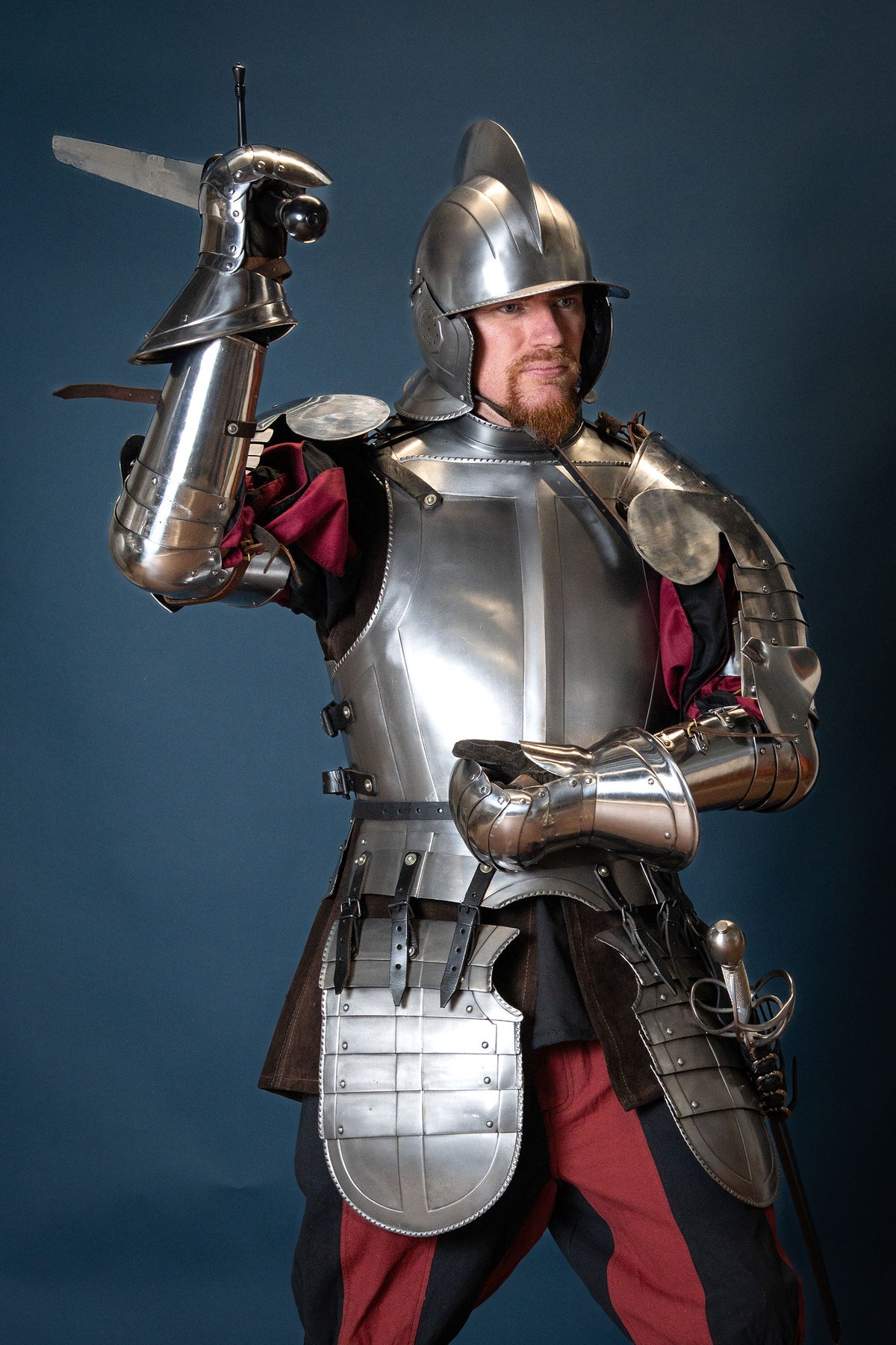 Vambraces 1390–1450 'S18', arm armour, 1.6 mm