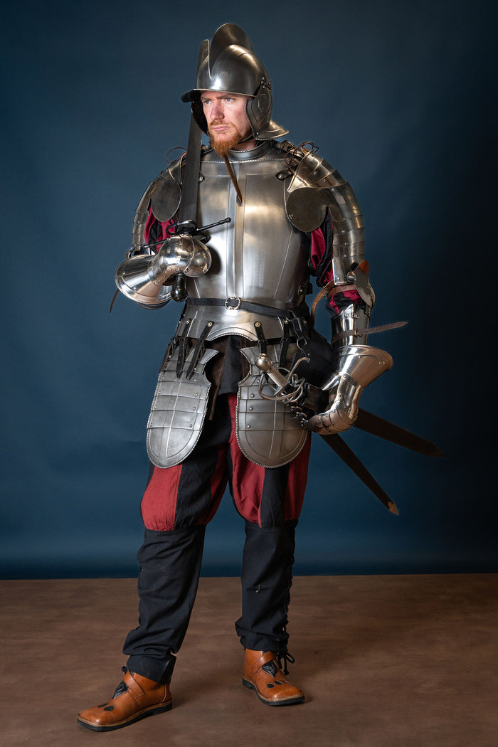 Vambraces 1390–1450 'S18', arm armour, 1.6 mm