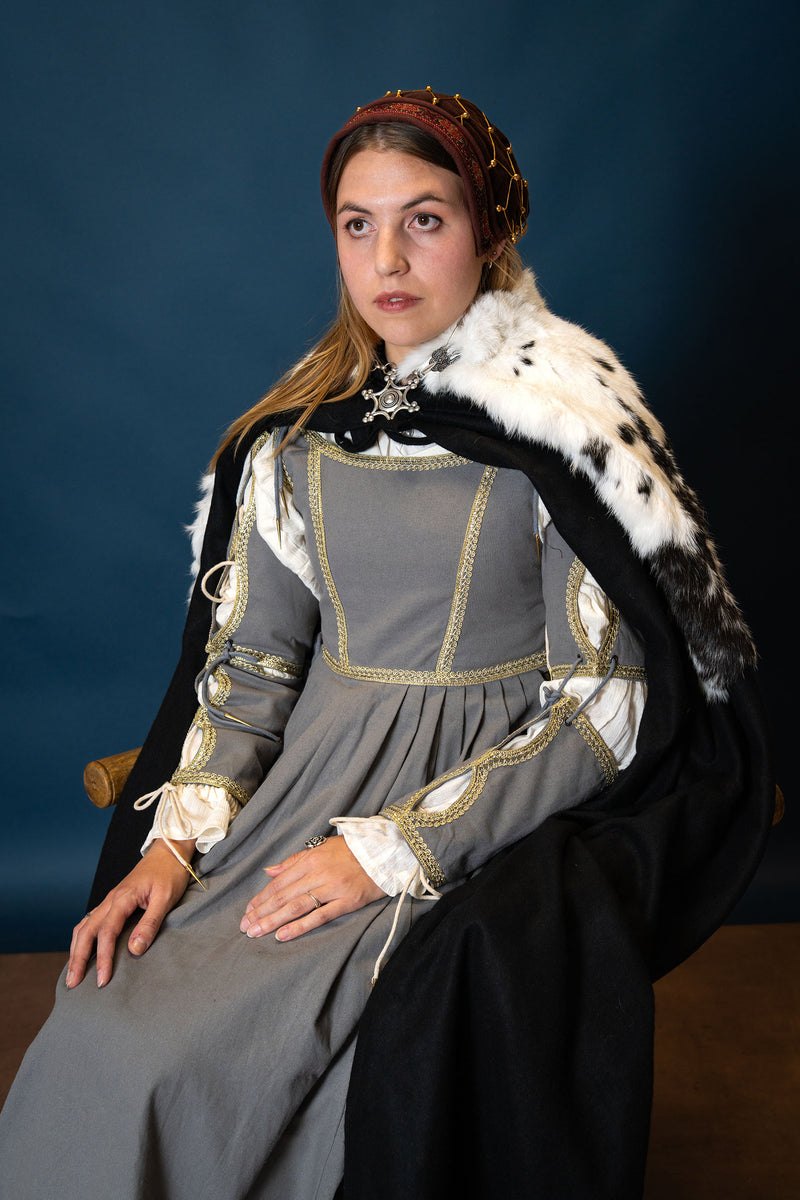 Pelshals Lagertha, creme