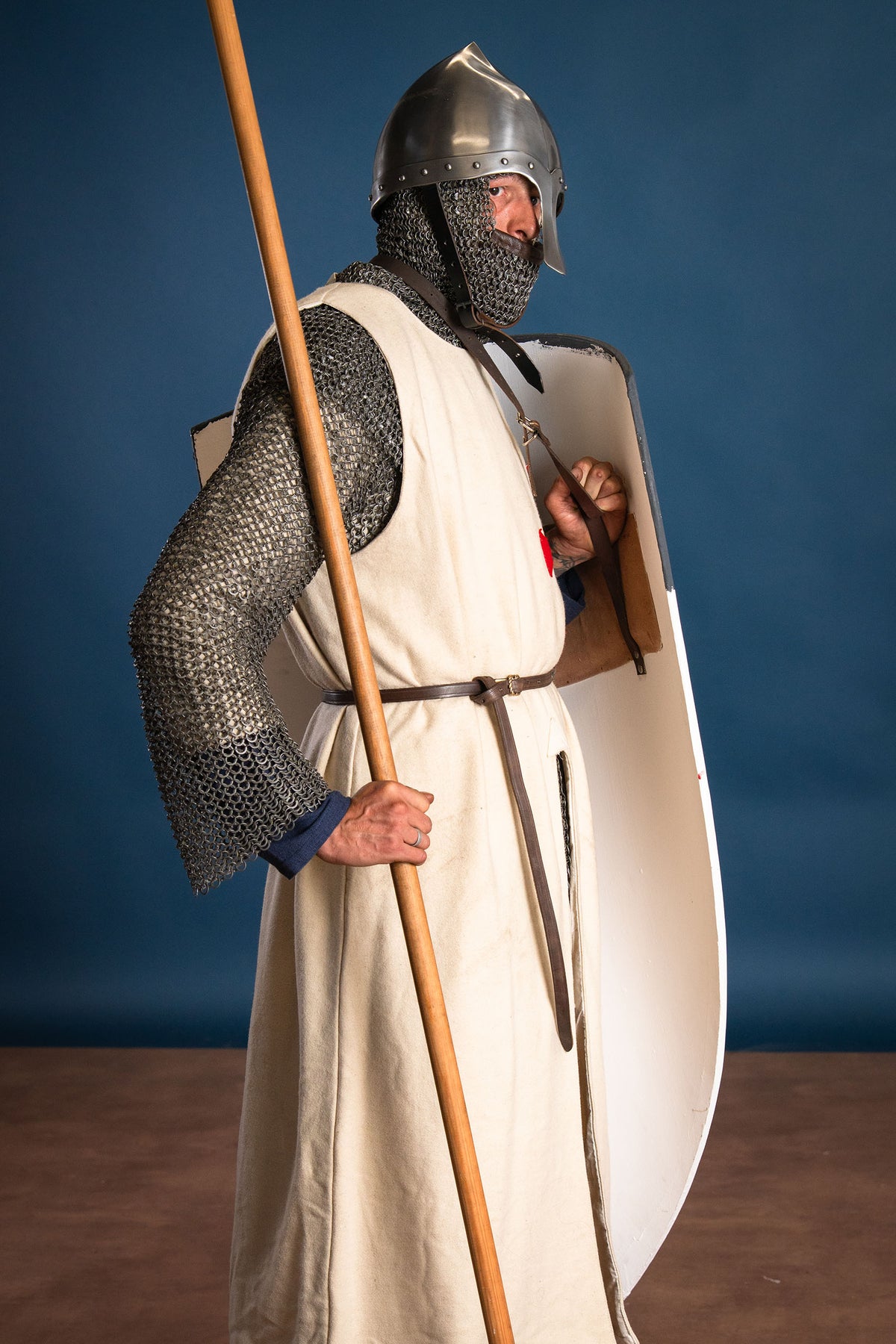 Phrygian nasal helmet, 2 mm (battle-ready)