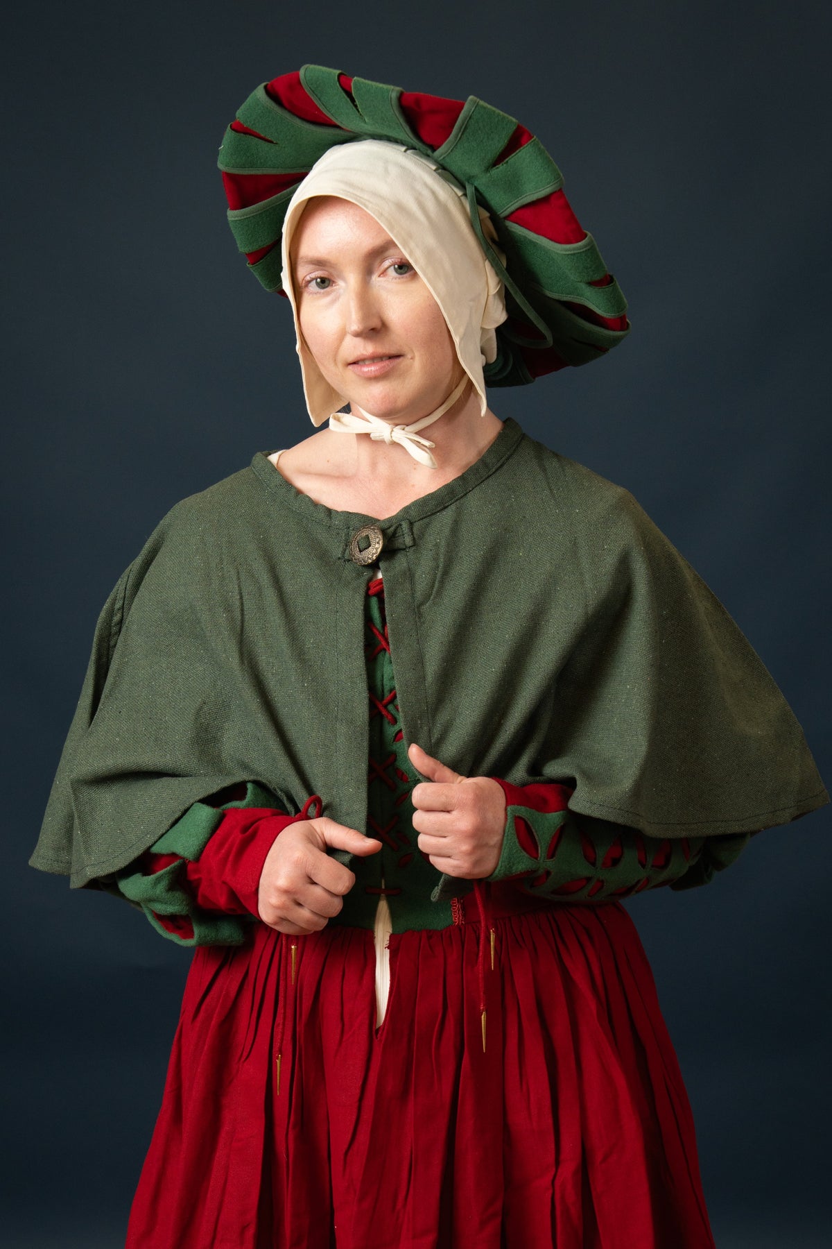Pelerine Bron, green